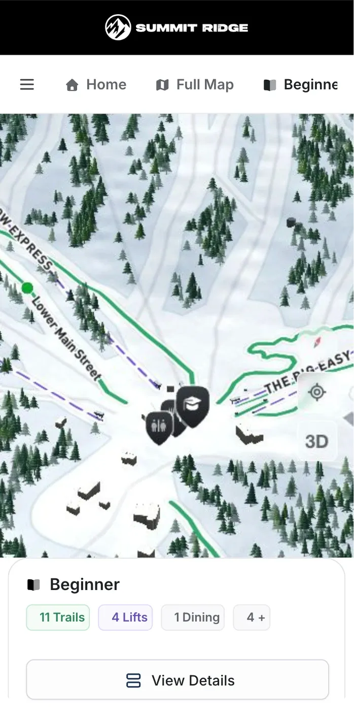 Corvar guest map with collection tabs and the Beginner map selected