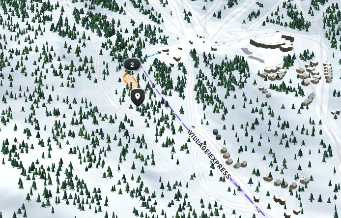 Native Pond Skim event map at Village Lake